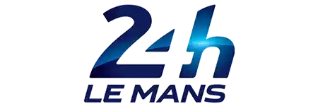 24 Hours of Le Mans logo in blue gradient, representing STEELE’s connection to endurance racing excellence