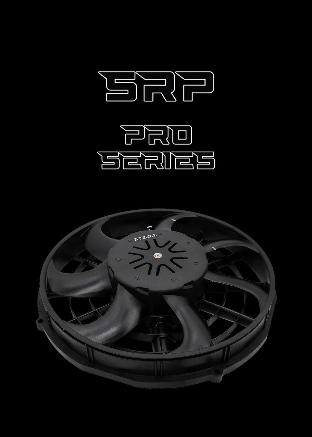 SRP Pro Series fans: high-performance brushless radiator fans for racing and automotive cooling