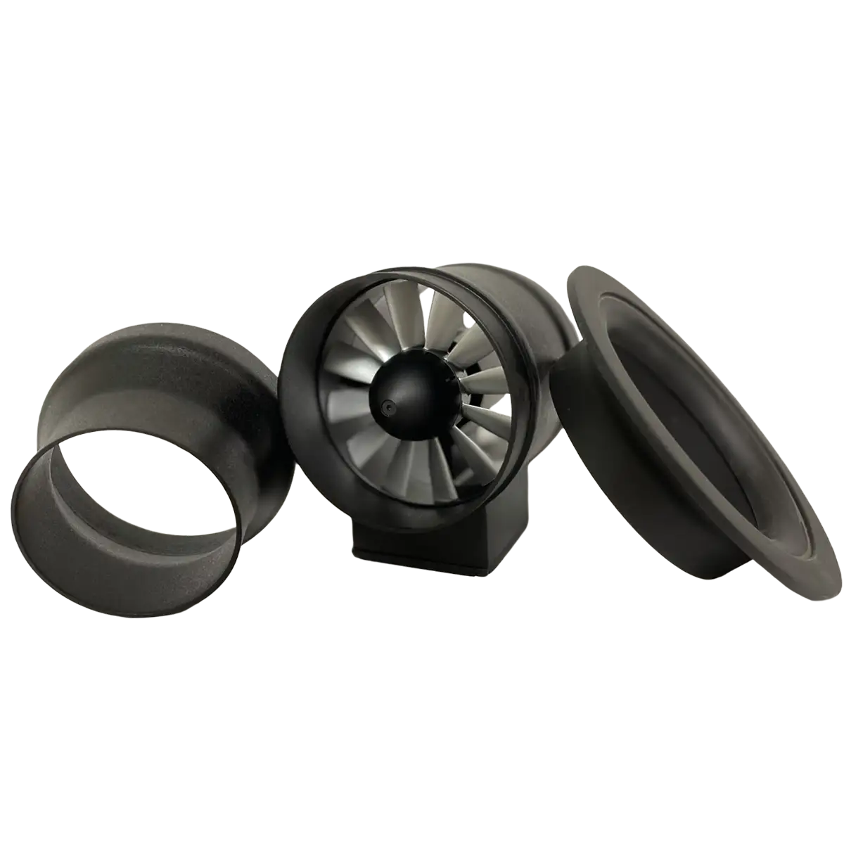 STEELE Inline Brushless Cooling Fans for Brakes and Suspension – Compact Ducted Design