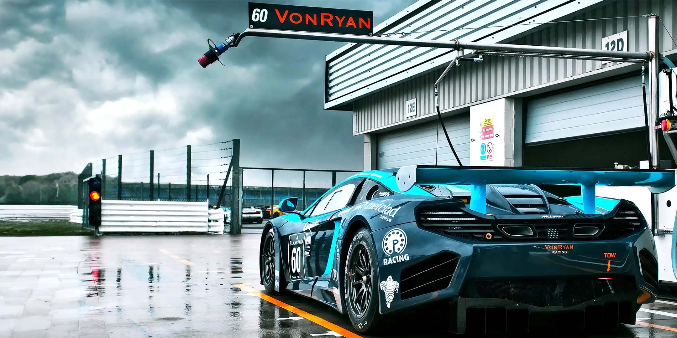 Von Ryan Racecar on track