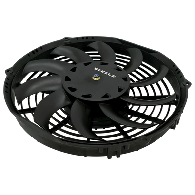 SRP 10-inch Performance Series Puller Fan – Brushless slim electric radiator fan for high-performance cooling.